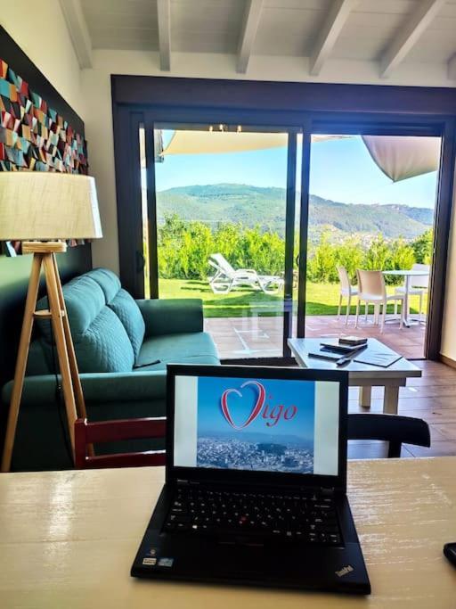 Casa Nueva En Vigo Rural Mos Con Jacuzzi Y Chimenea Para Escapada Romantica Pontevedra Eksteriør billede