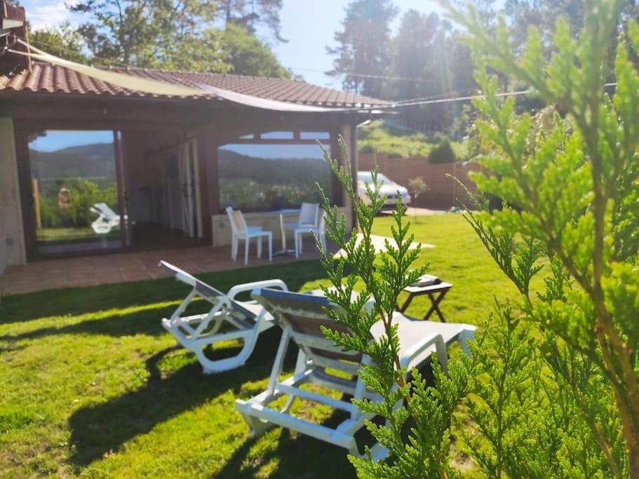 Casa Nueva En Vigo Rural Mos Con Jacuzzi Y Chimenea Para Escapada Romantica Pontevedra Eksteriør billede